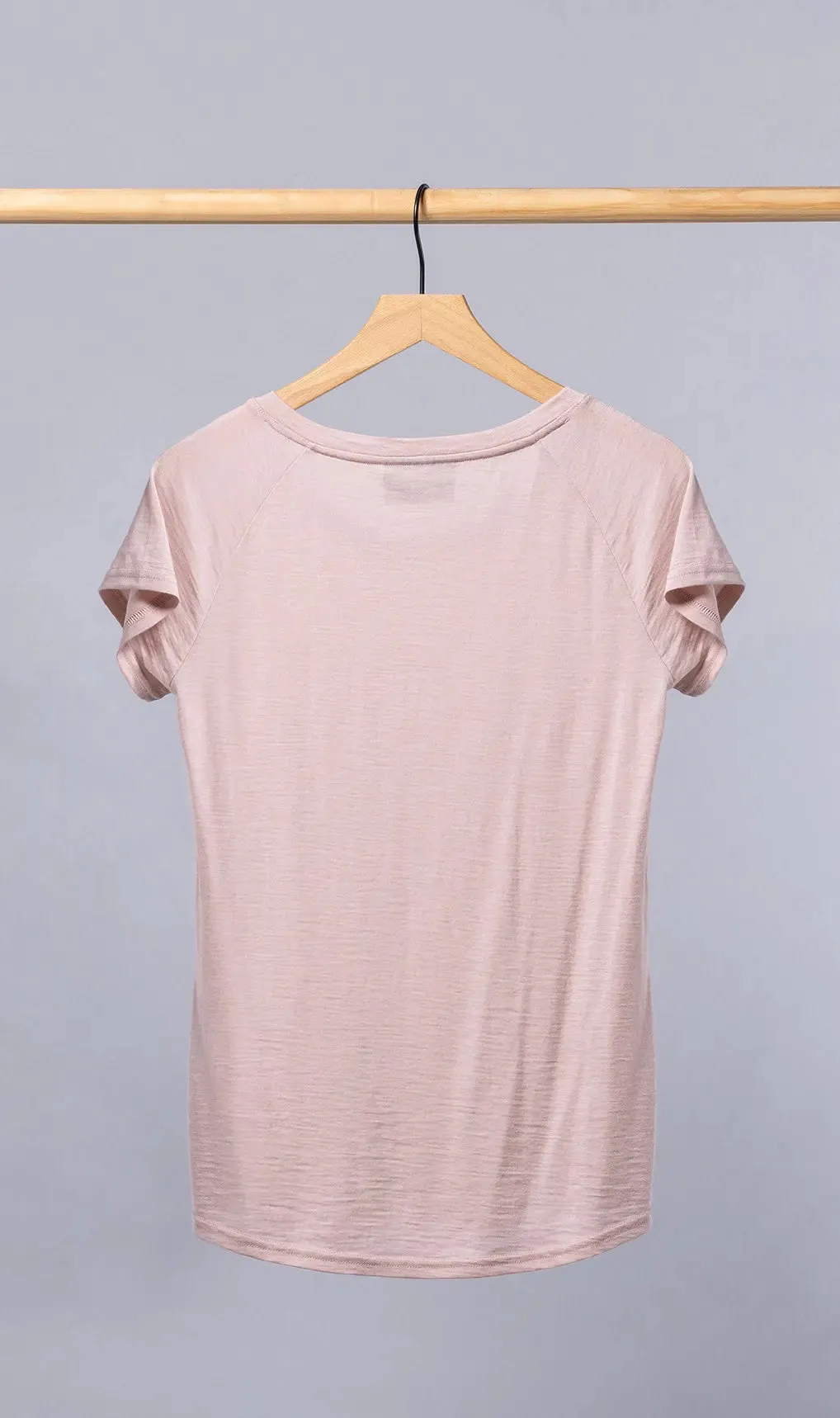 180GSM MERINO CAP SLEEVE TEE