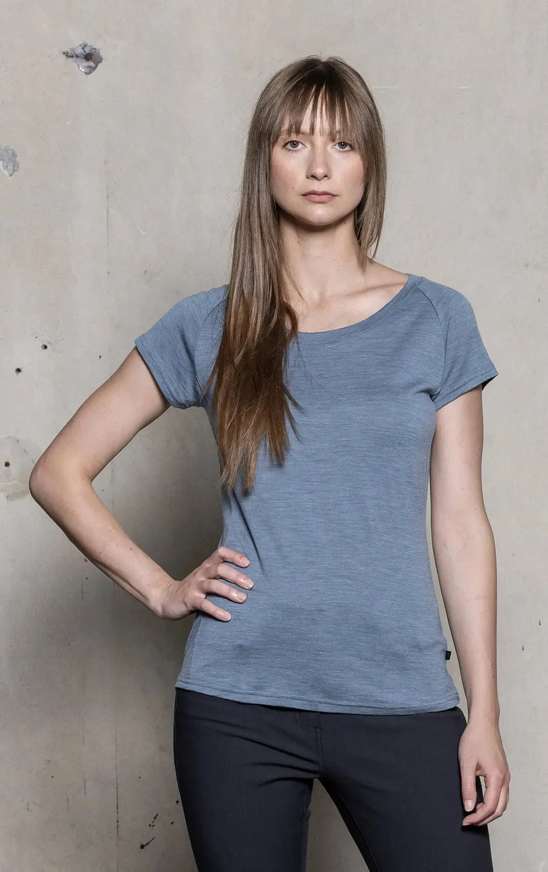 180GSM MERINO CAP SLEEVE TEE