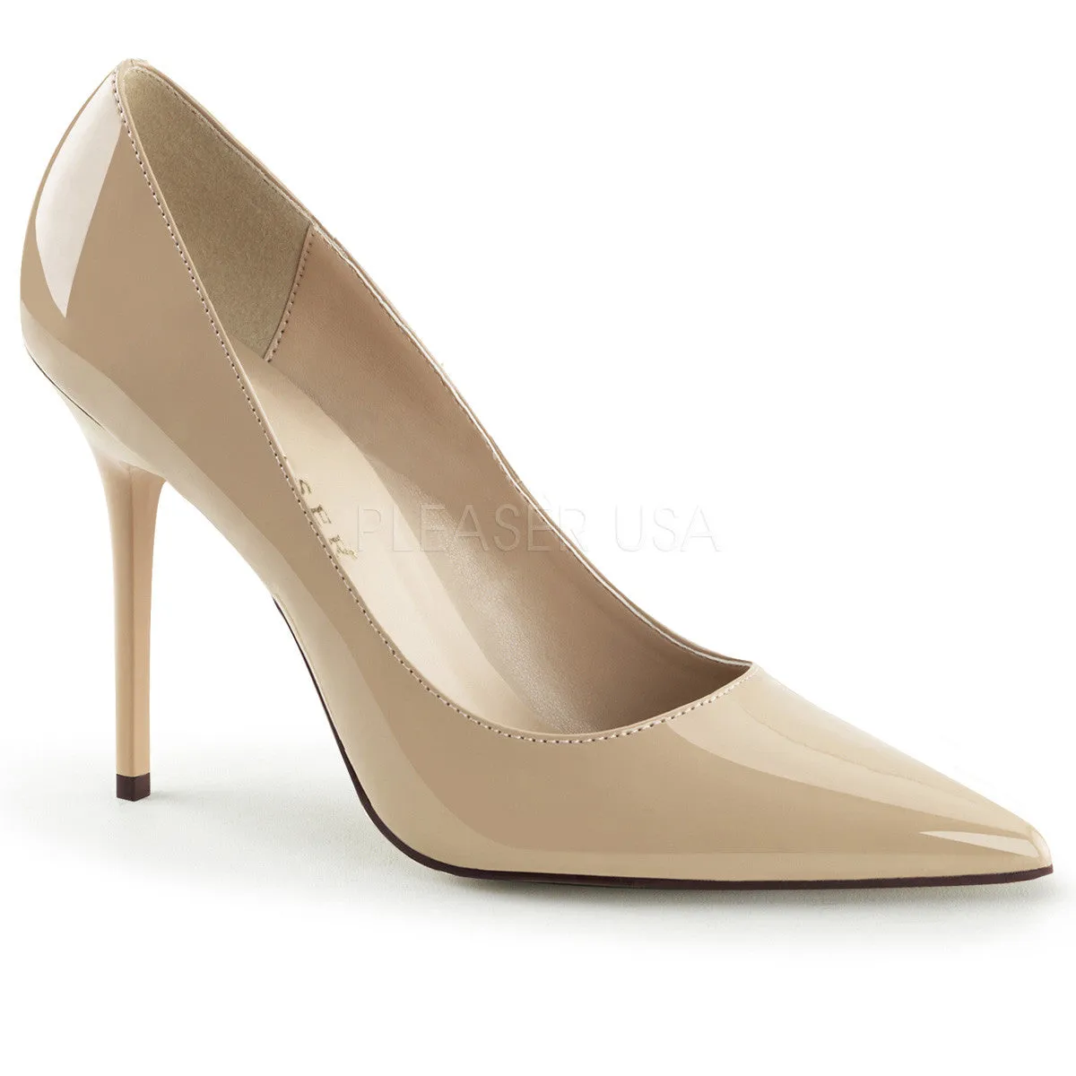 4 Inch Heel CLASSIQUE-20 Nude Pat