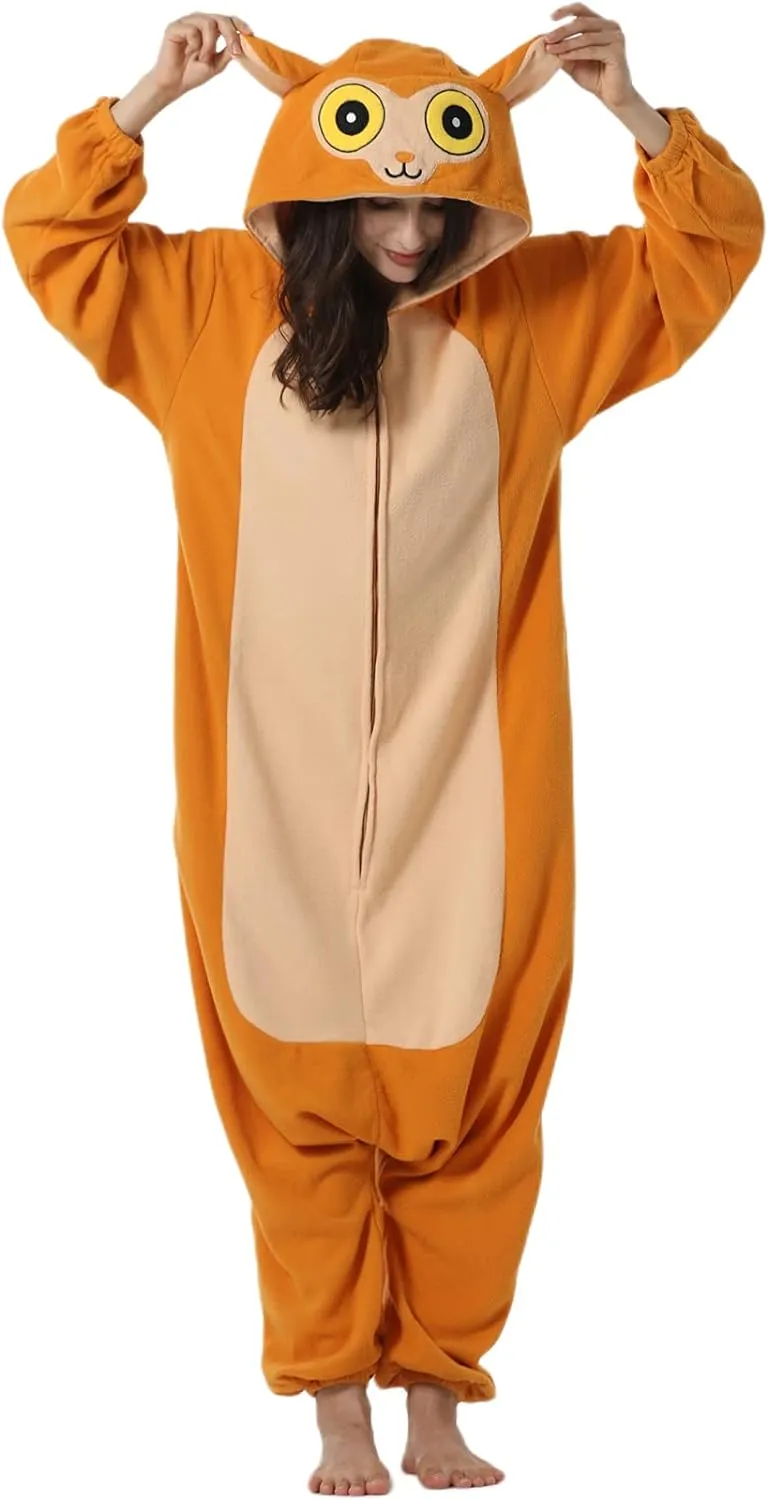 Animal Funny Halloween Costume Christmas One Piece Pajamas Sleepwear for Women Men