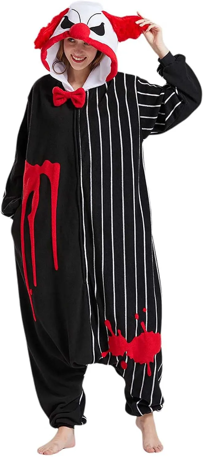 Animal Funny Halloween Costume Christmas One Piece Pajamas Sleepwear for Women Men