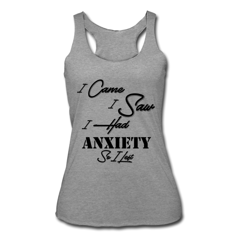 Anxiety Left Racerback Tank Top