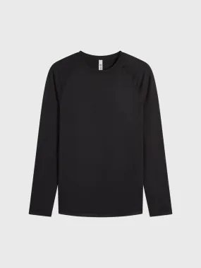 BARRY'S BLACK LONG SLEEVE TEE