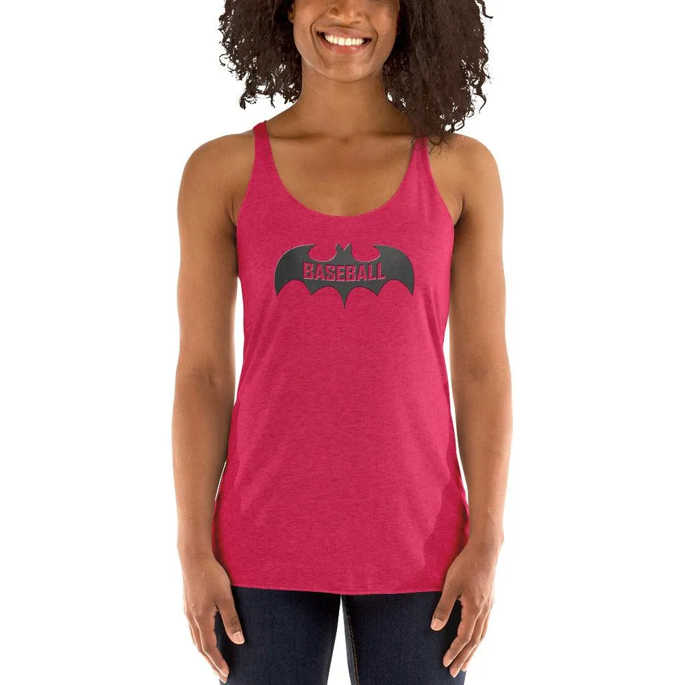 Baseball Bat Women's Racerback Tank