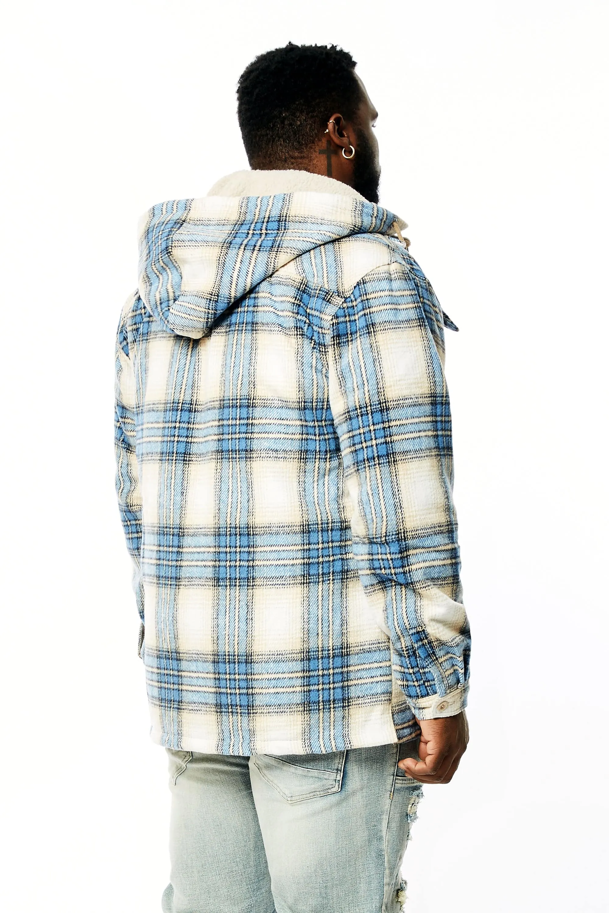 Big and Tall Flannel Shacket