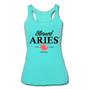 Blessed Aries Women’s Racerback Tank Top