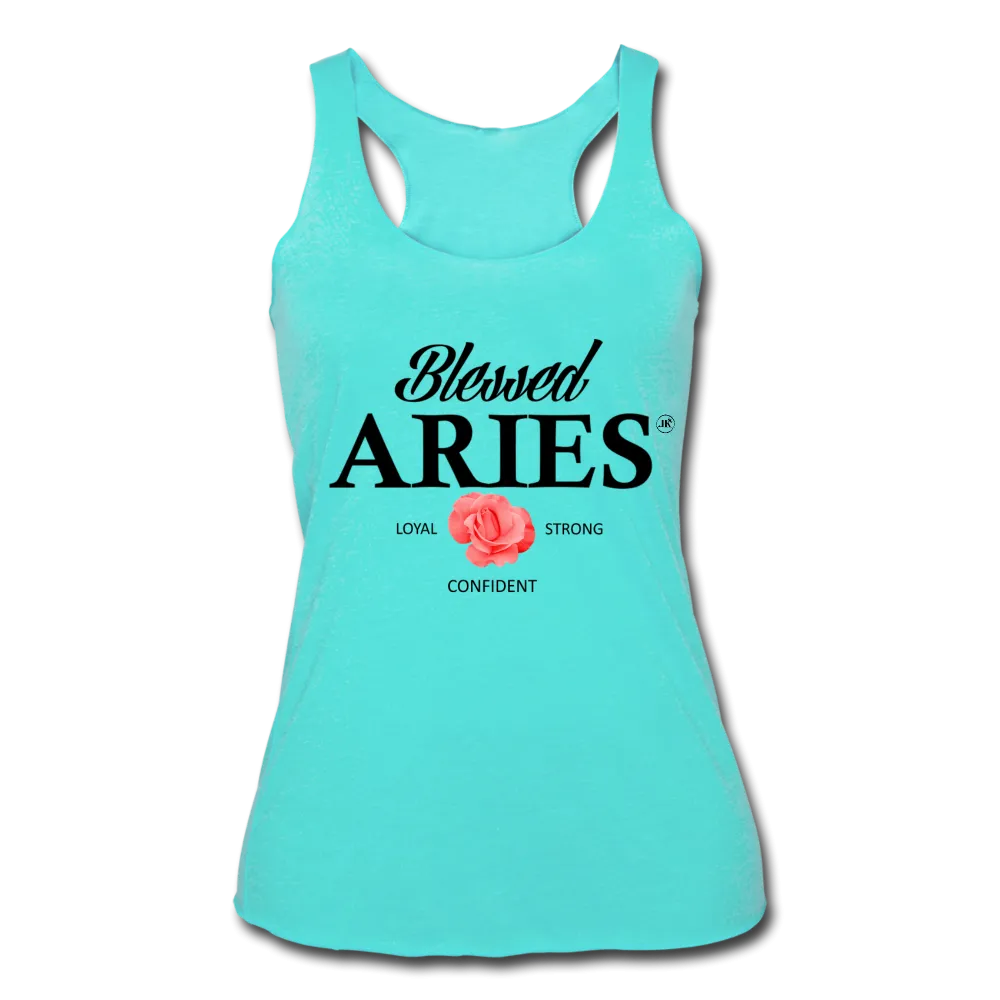 Blessed Aries Women’s Racerback Tank Top