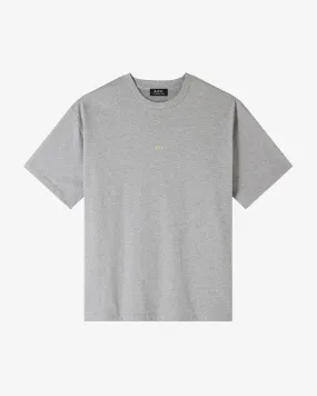 Boxy Micro Logo T-Shirt Heather Gray