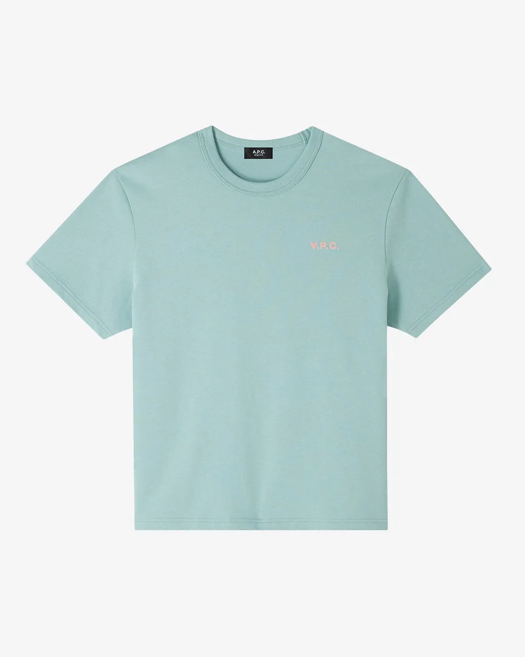 Boxy Petit VPC T-Shirt Sea Green/Pale Pink