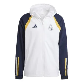 Chaqueta adidas All Weather Hombre Entrenamiento 23/24 Blanca