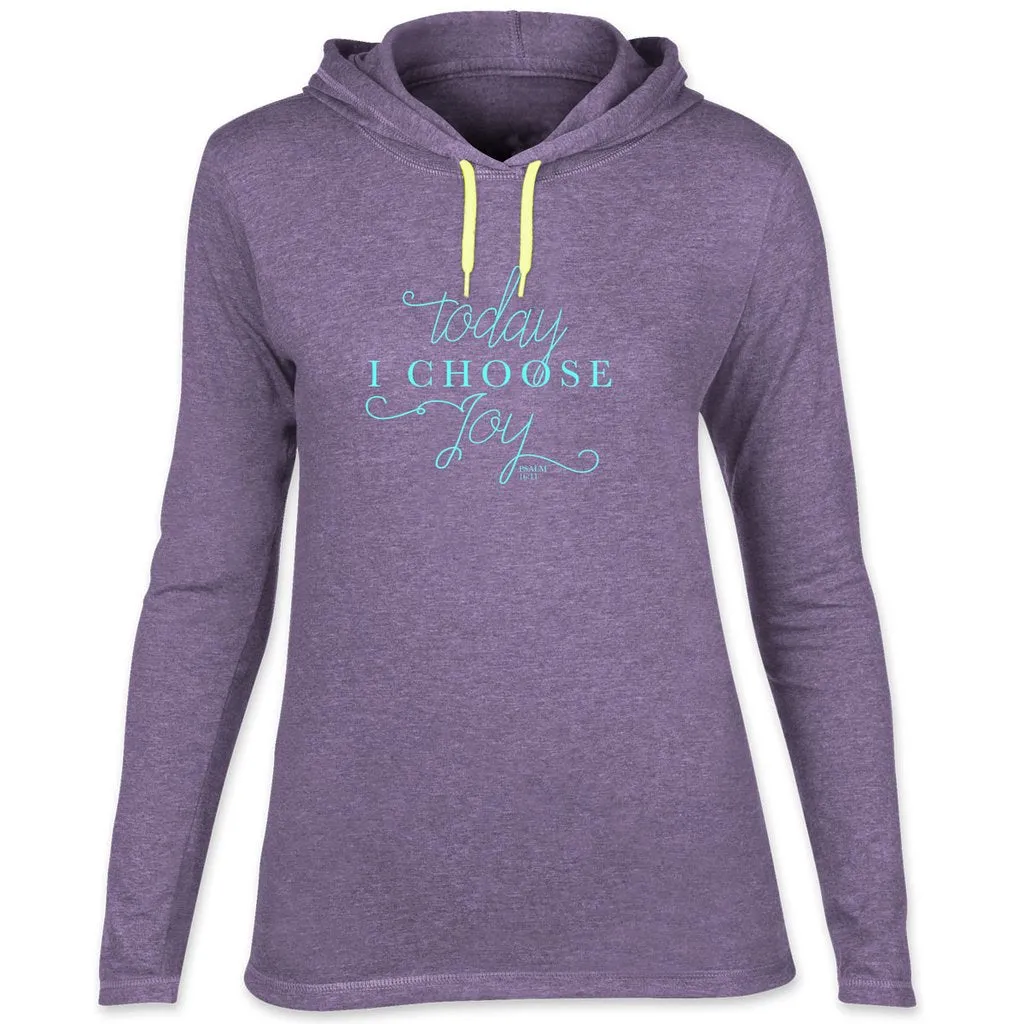 Cherished Girl Grace & Truth Today I Chose Joy Christian Long Sleeve Hoodie T Shirt