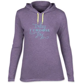 Cherished Girl Grace & Truth Today I Chose Joy Christian Long Sleeve Hoodie T Shirt