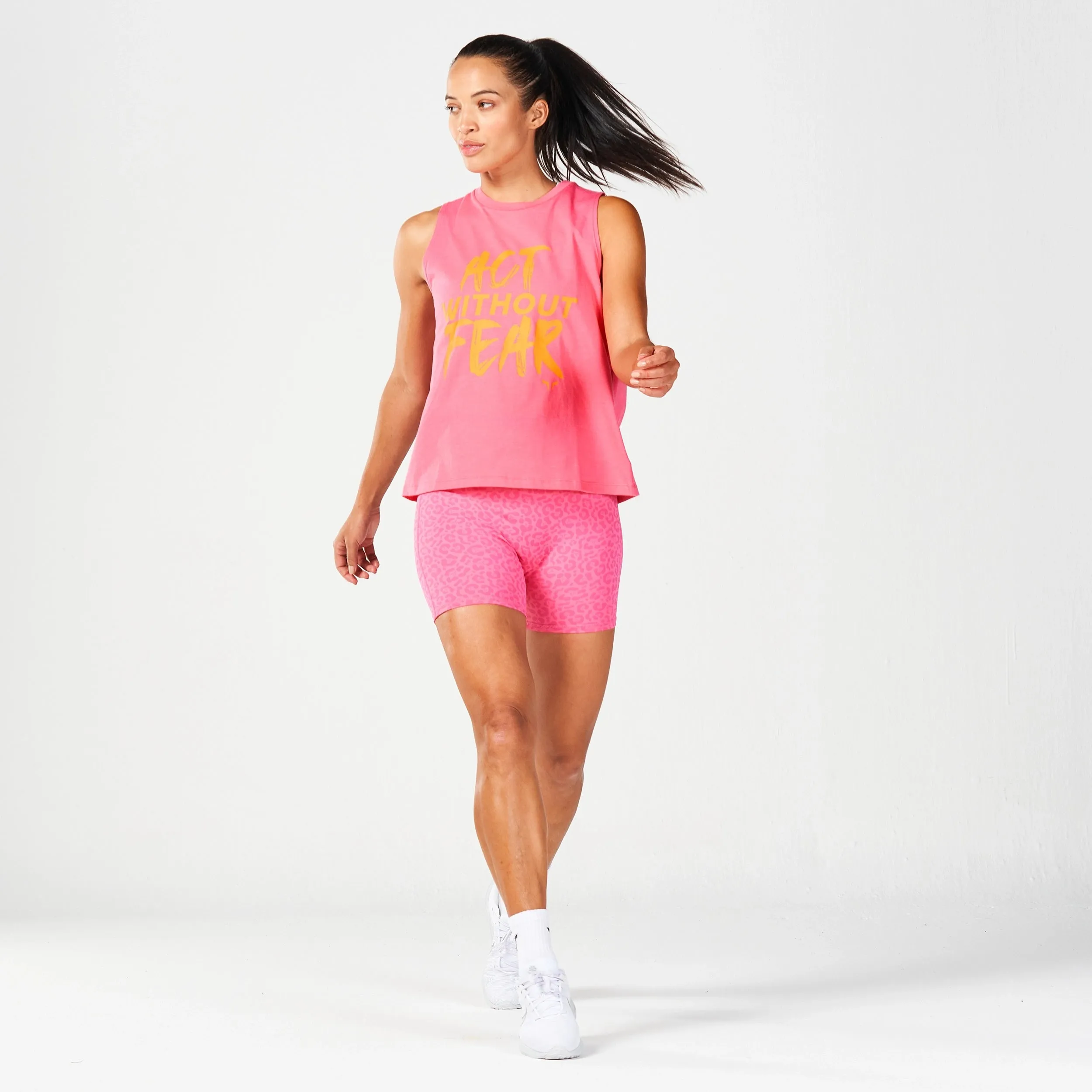 Core Belief Tank Top - Hot Pink Marl