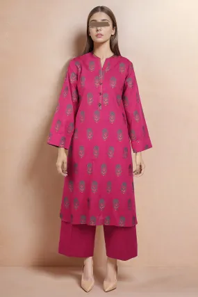 Cotton Jacquard Stitched 2 Piece (Shirt/Trouser)