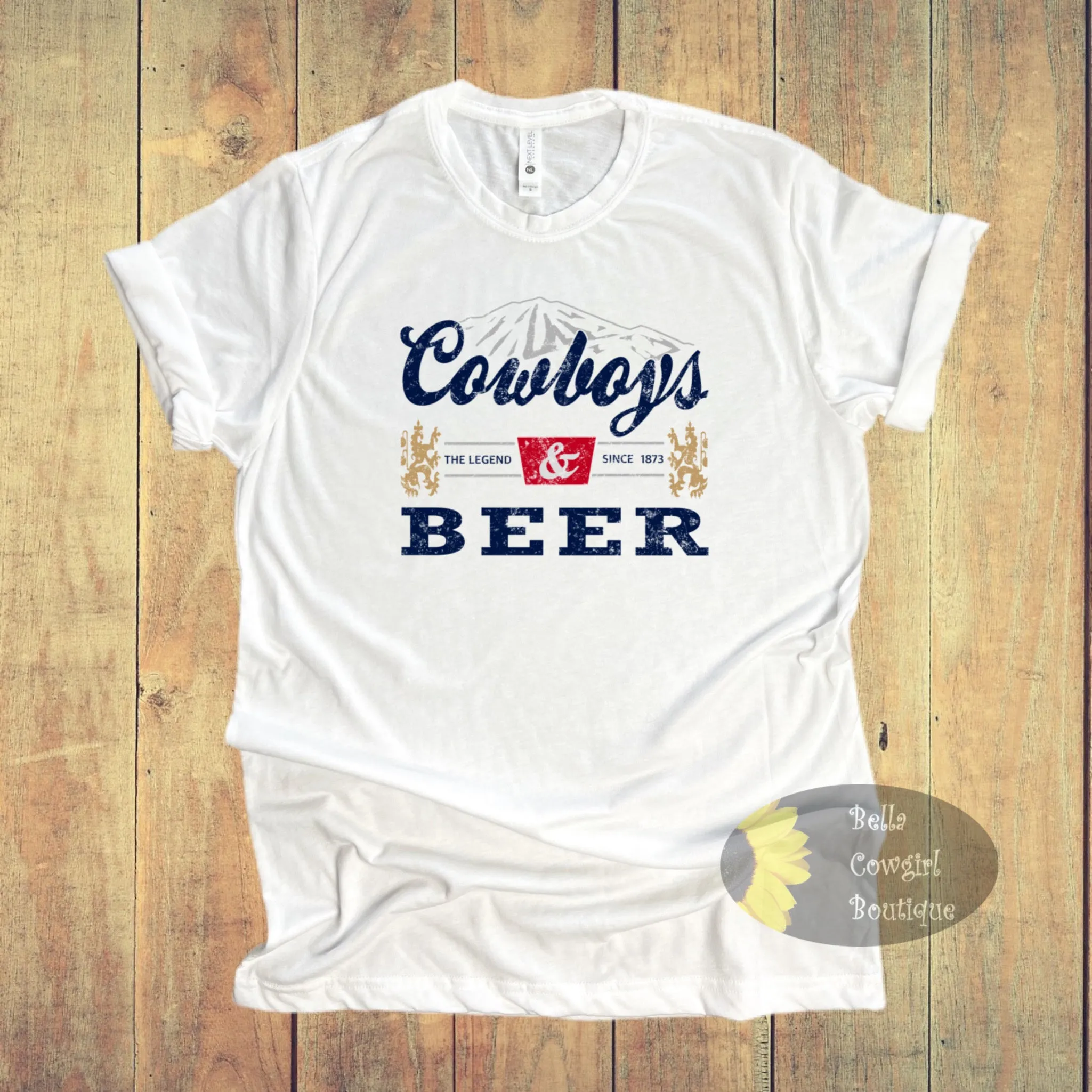 Cowboys And Beer Western T-Shirt