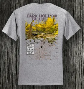 Dark Hollow Falls Shenandoah National Park 50/50 Cotton and Poly Midweight Unisex T-Shirt