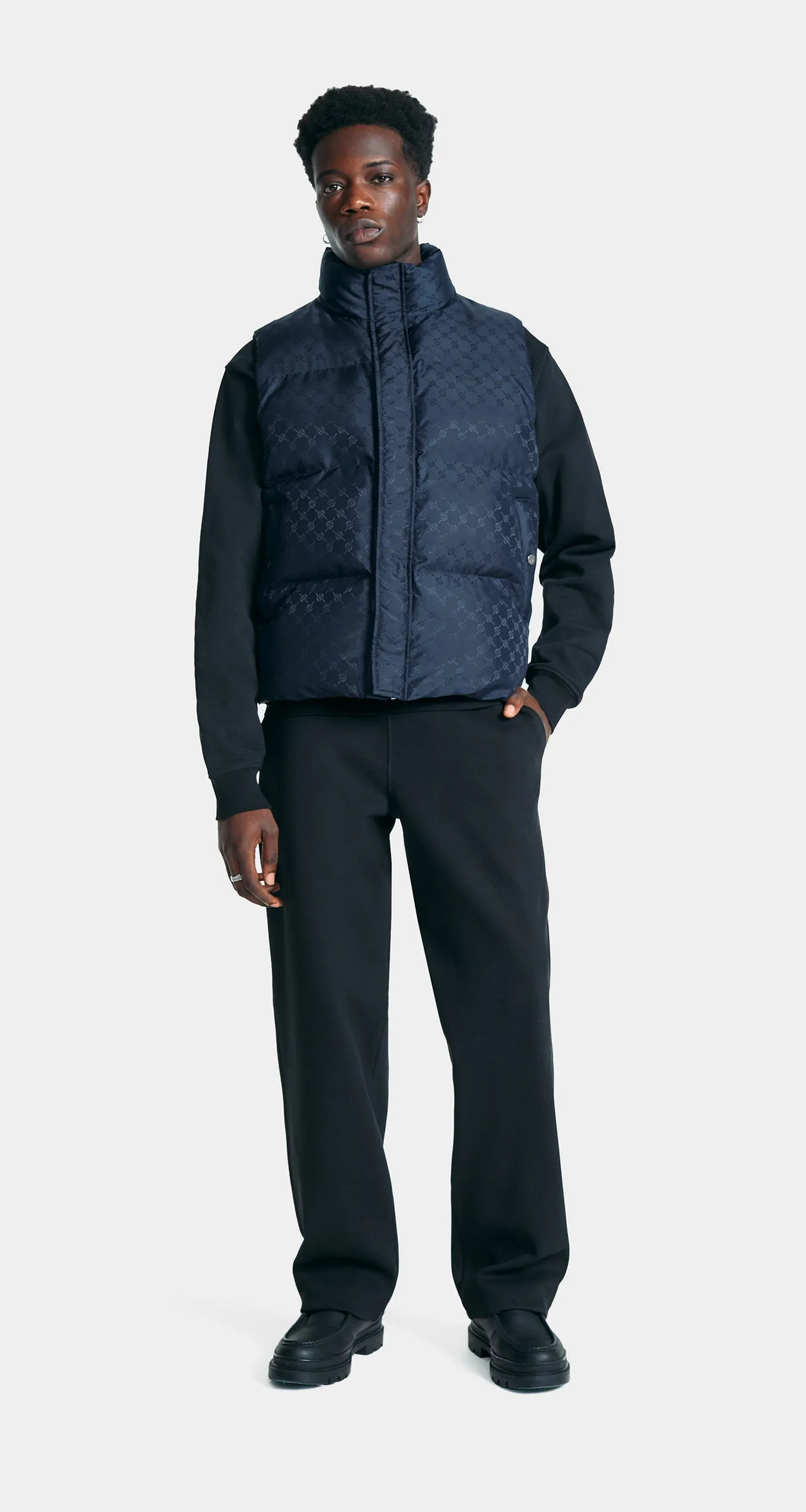 Deep Navy Pondo Monogram Bodywarmer