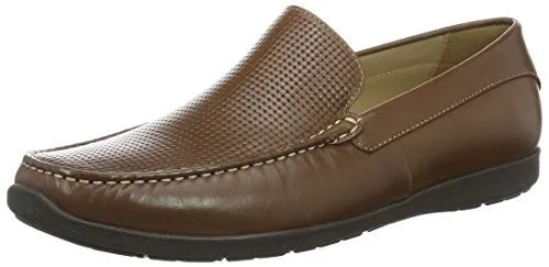 ECCO MEN'S DALLAS MOC SLIP-ON LOAFER, MINK/MINK, 46 EU/12-12.5 M US