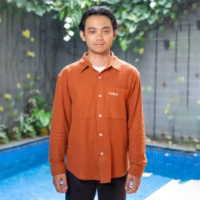 Eid Elegance - Mavrick Shirt - Terracota