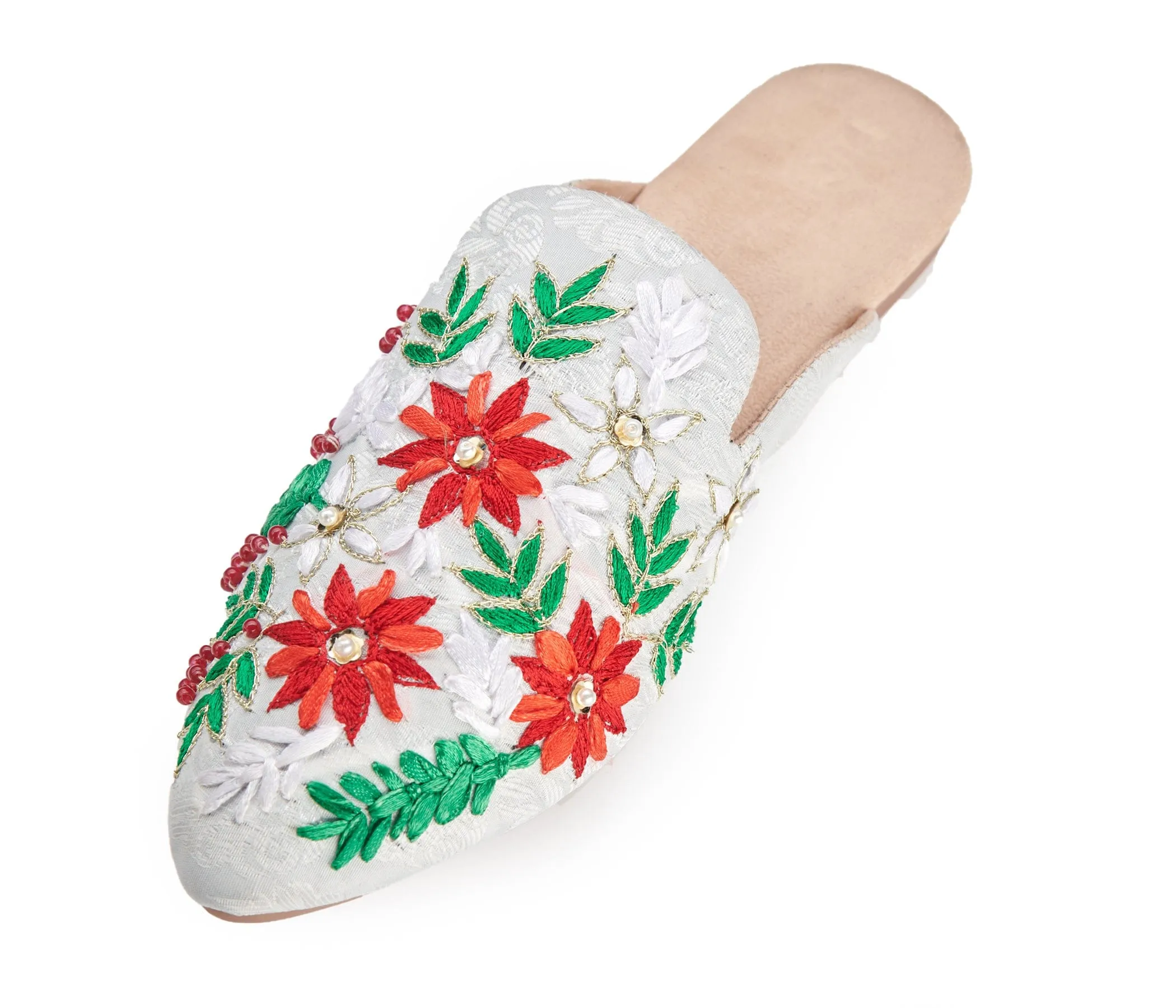 Festive Snowflake Mules