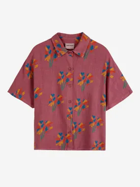 Fireworks Print Short Sleeve Shirt