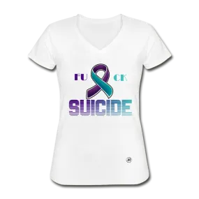 Fk Suicide V-Neck Tee