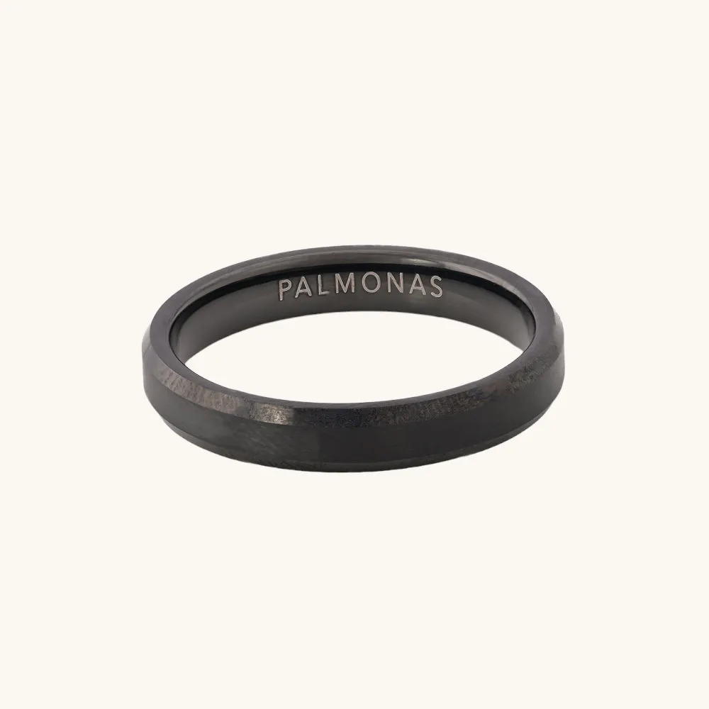 Gradient Band Men's Ring- Tungsten