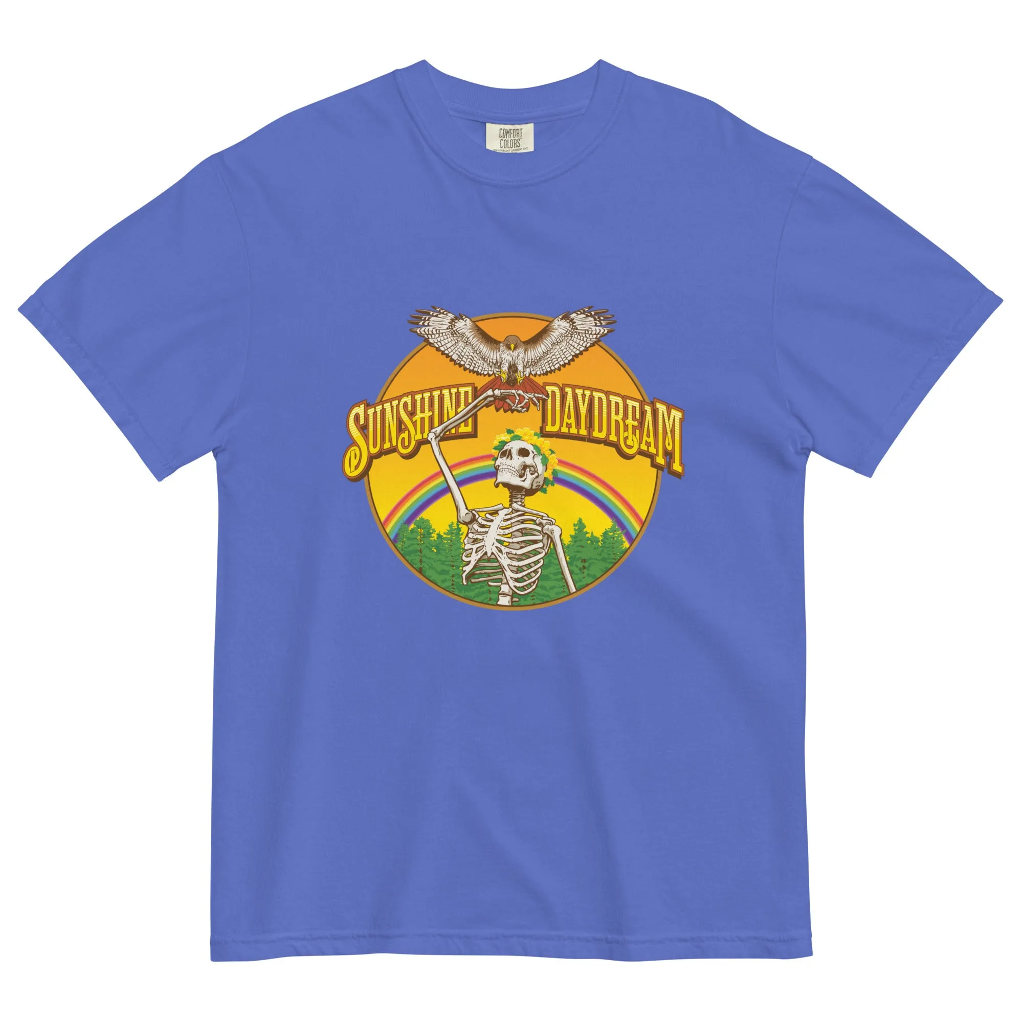 Grateful Dead | Pigment Dye Oversize Cotton Tee | Sunshine Daydream