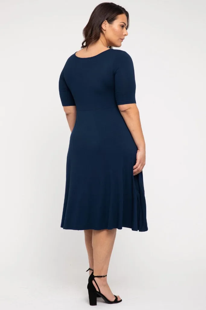 Harmony Dress - Navy