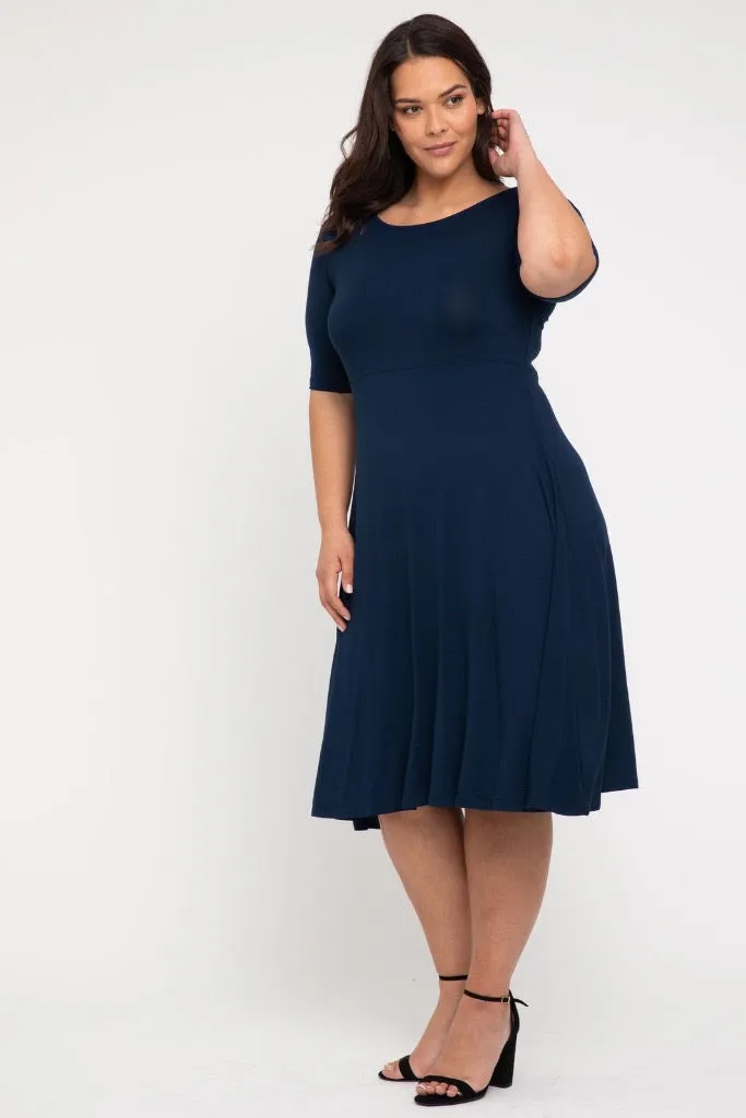 Harmony Dress - Navy