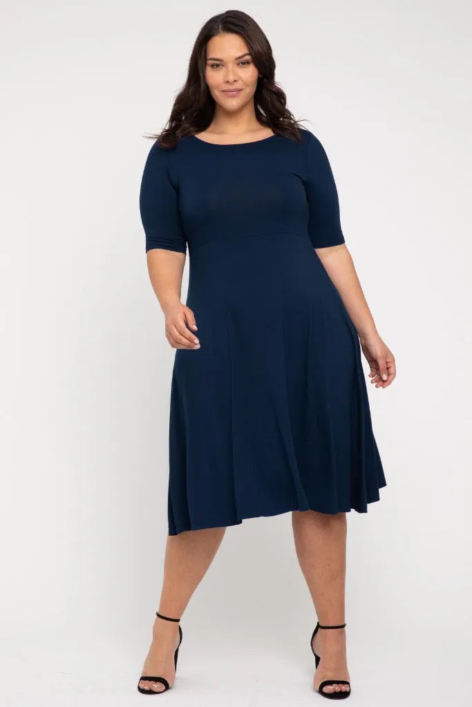 Harmony Dress - Navy