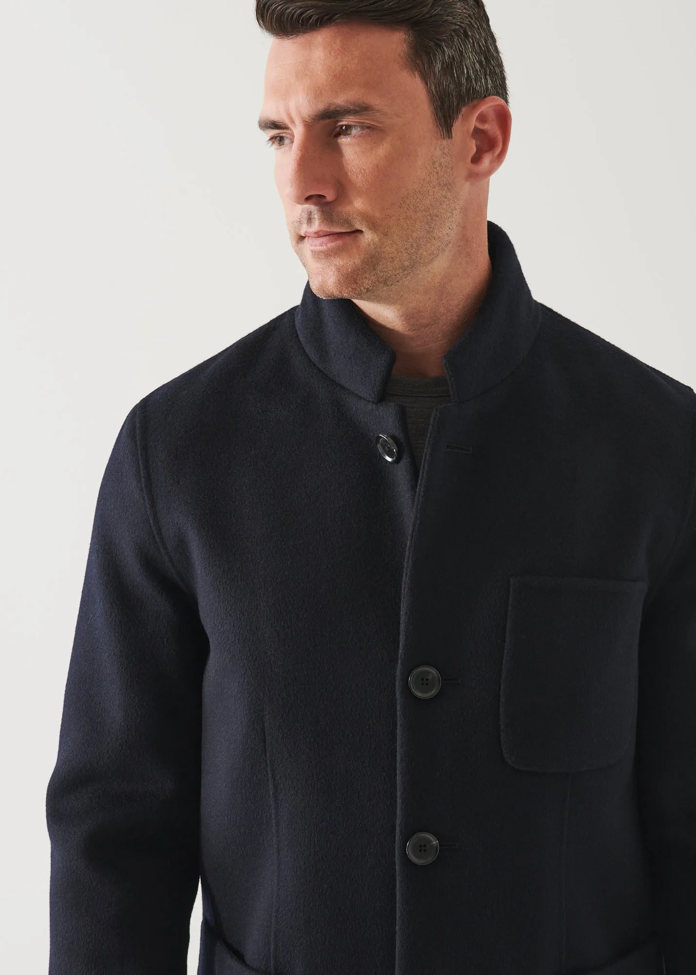 HYBRID WOOL-CASHMERE JACKET