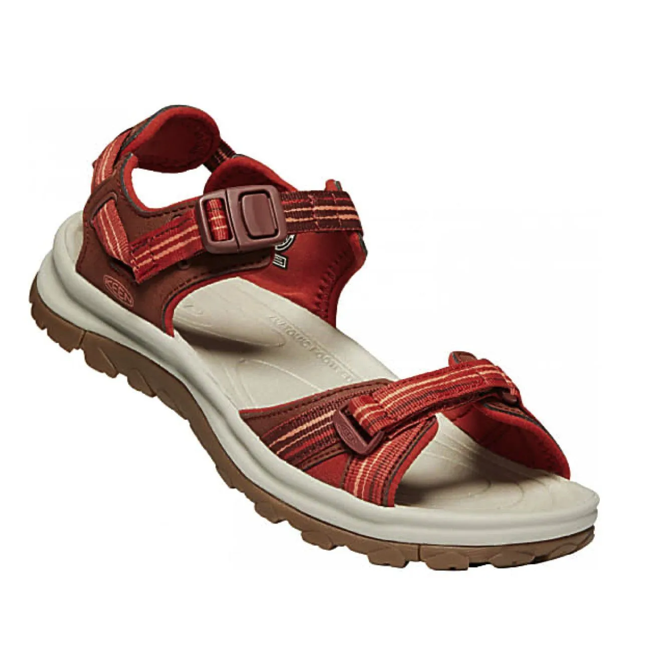 Keen, Terradora II, Open Toe Sandal, Womens, Dark Red Coral