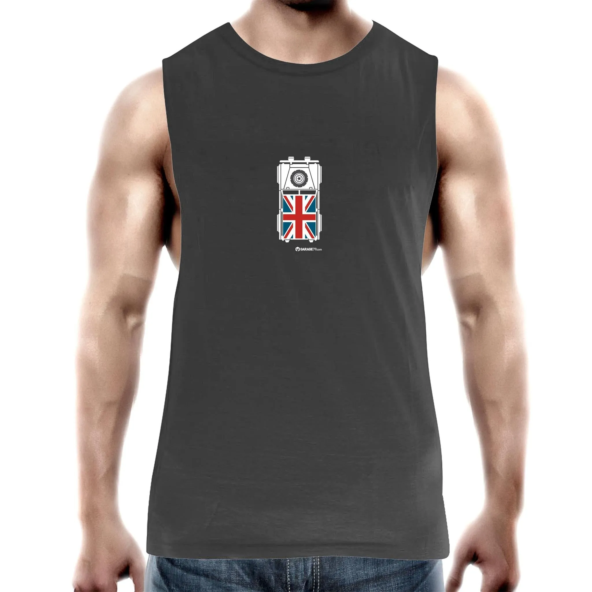 Land Rover Top View Mens Barnard Tank Top Tee