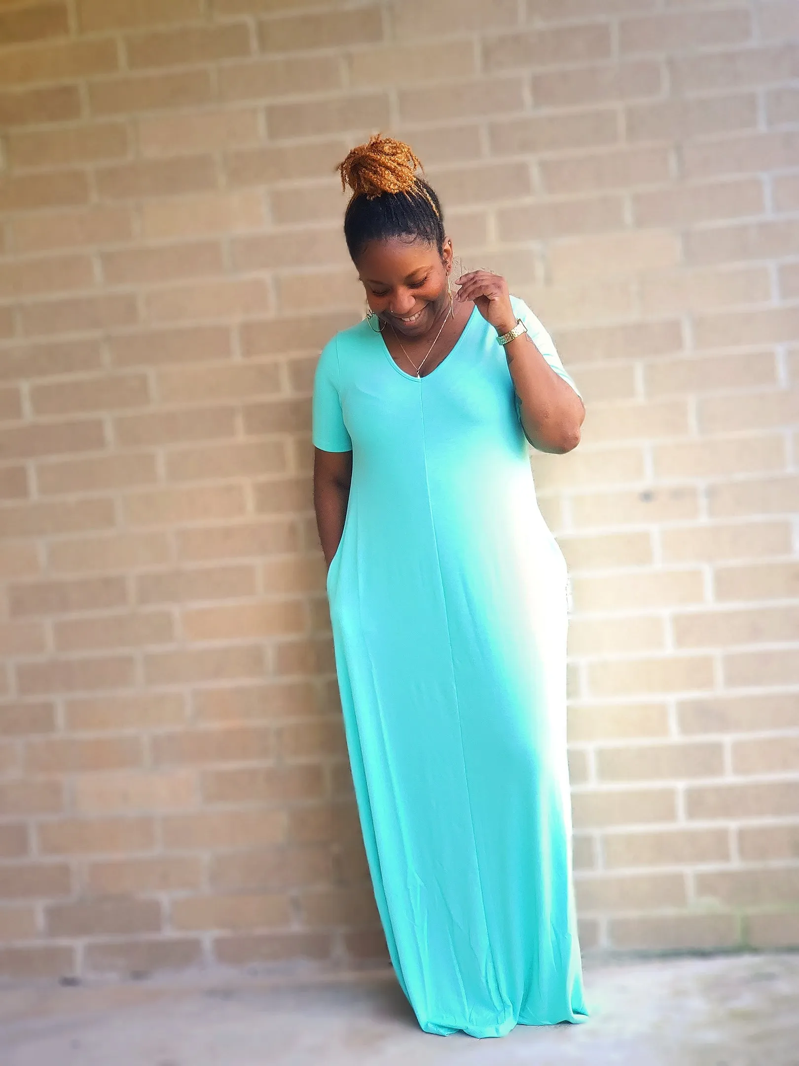 LAUREN - Jersey Maxi Dress