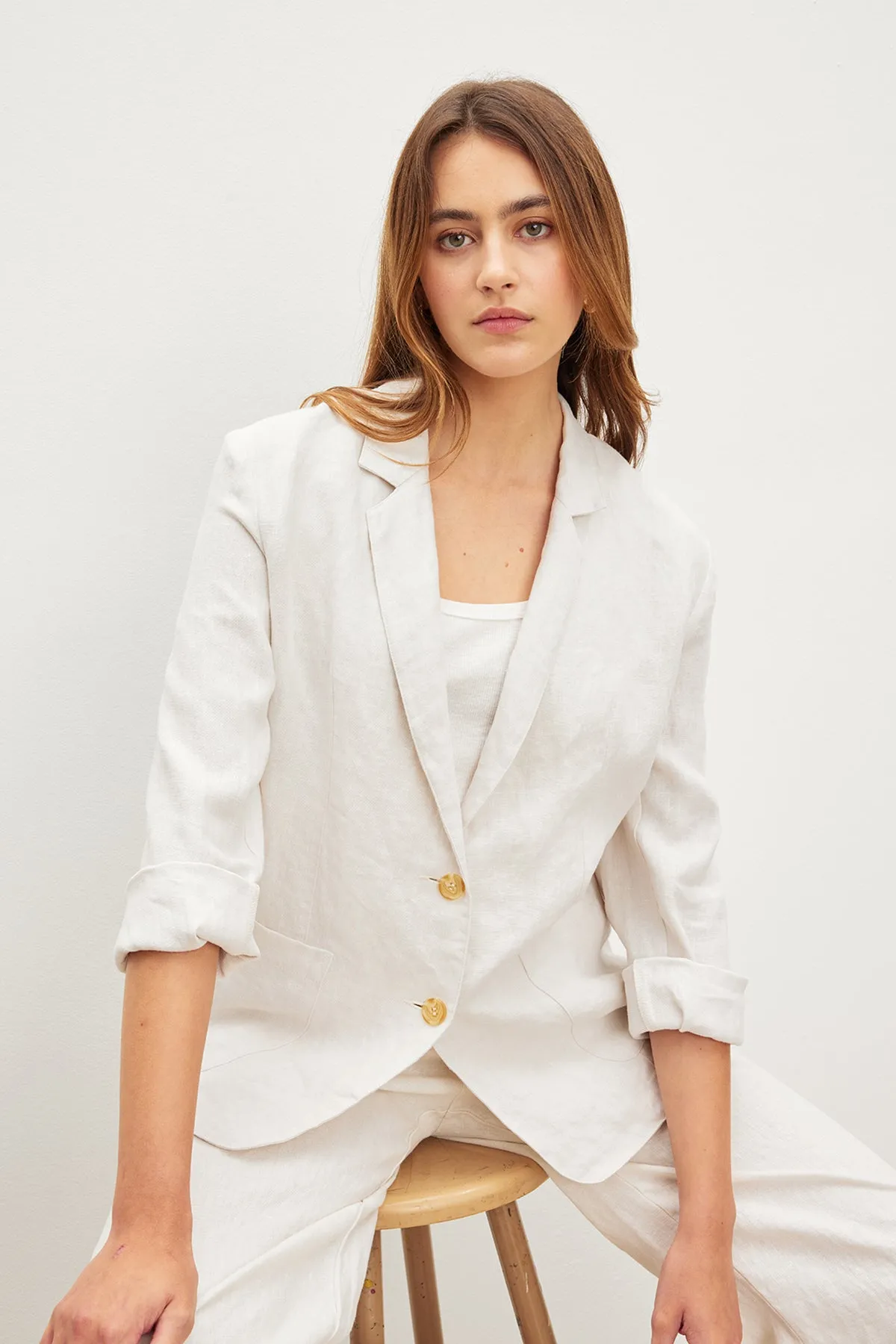 LENNY HEAVY LINEN BLAZER