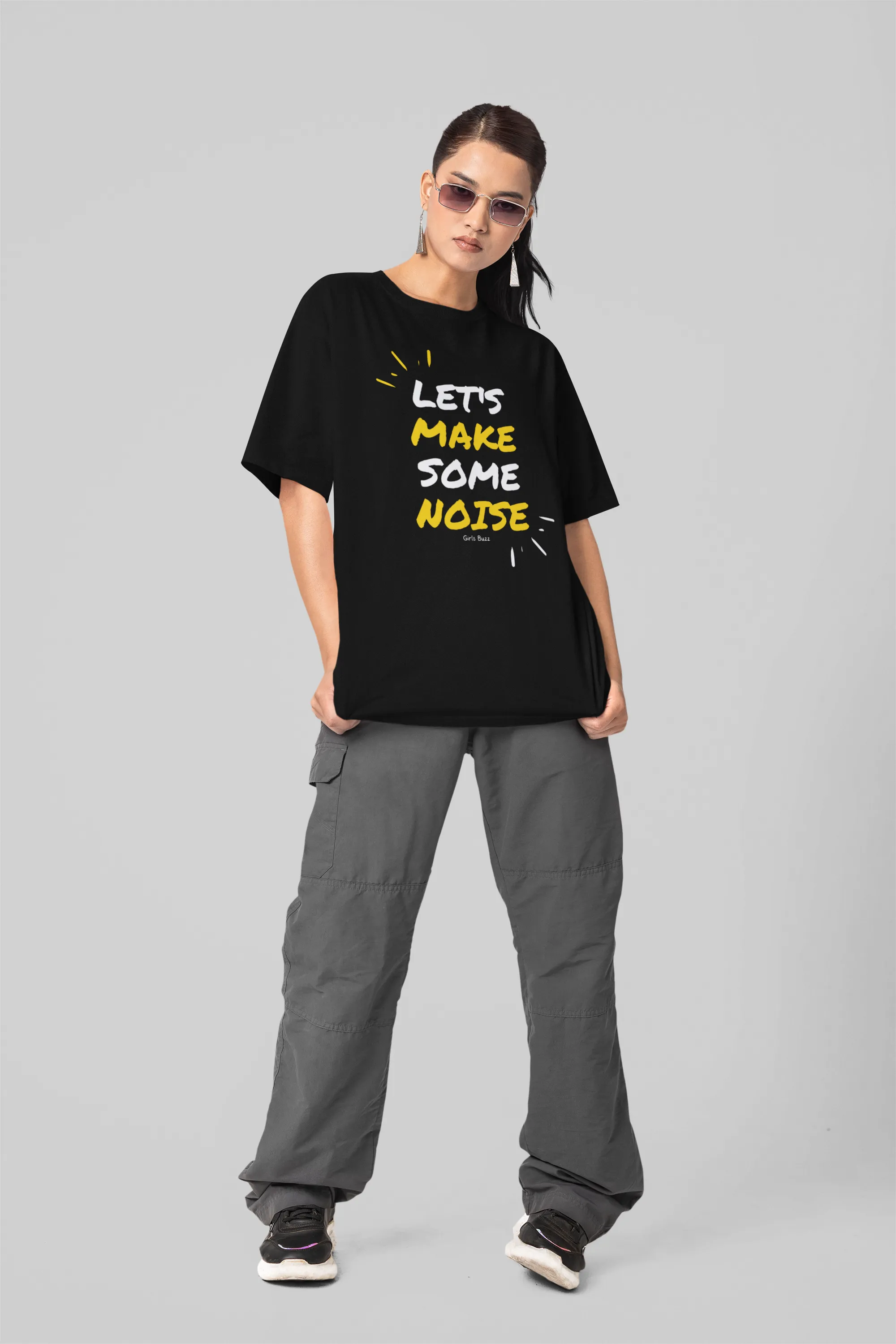 Let's Make Some Noise Oversized T-shirt