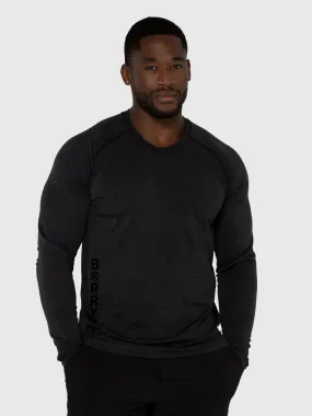 LULULEMON DEEP COAL BLACK METAL VENT LS