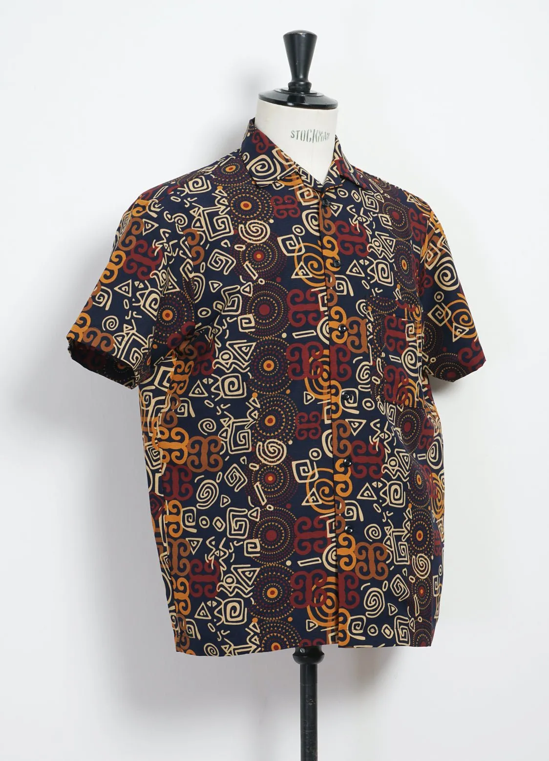 MECHANIC SHIRT | Shawn Print Short Sleeve Shirt | Multi