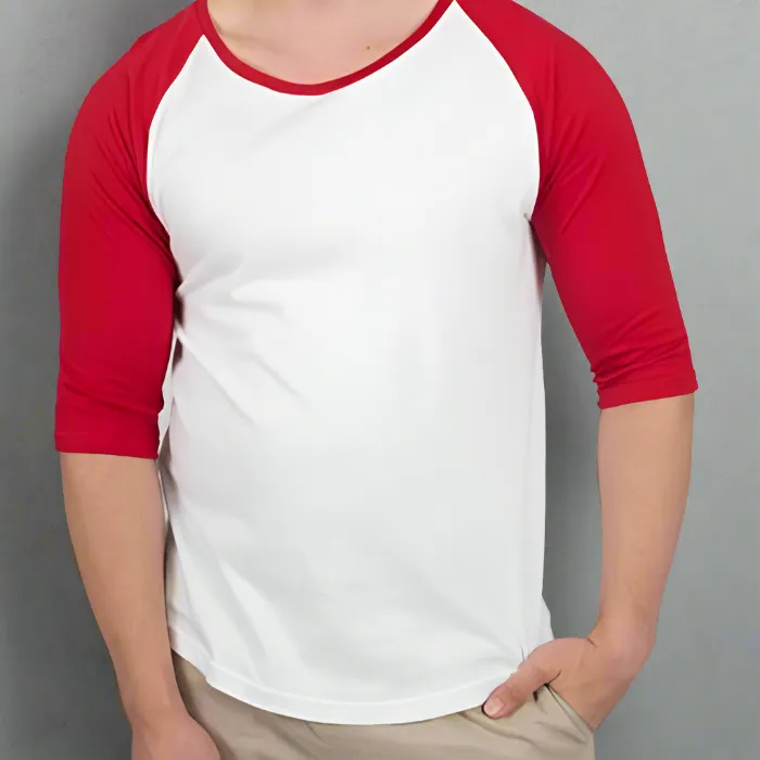 Men's Organic Cotton 3/4 Sleeve T-shirt