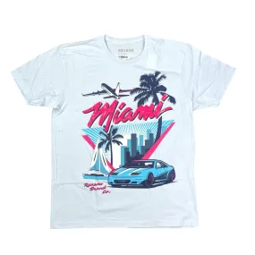 Sure! Here’s an optimized title for the e-commerce product:

Mens Miami Tee in Pale Grey - Stylish Comfort Fit T-Shirt

Feel free to let me know if you need further modifications or options!