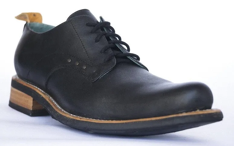 No.1044 TARMAC tie shoe Black MEN