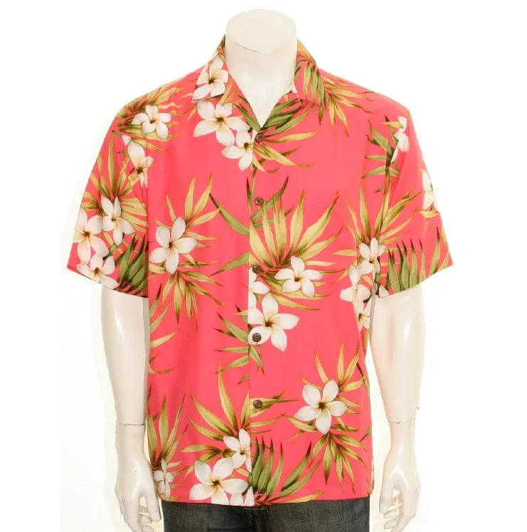 Plumeria Cluster Aloha Shirt