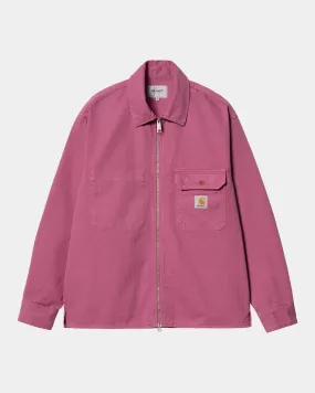 Rainer Shirt Jacket | Magenta (garment dyed)