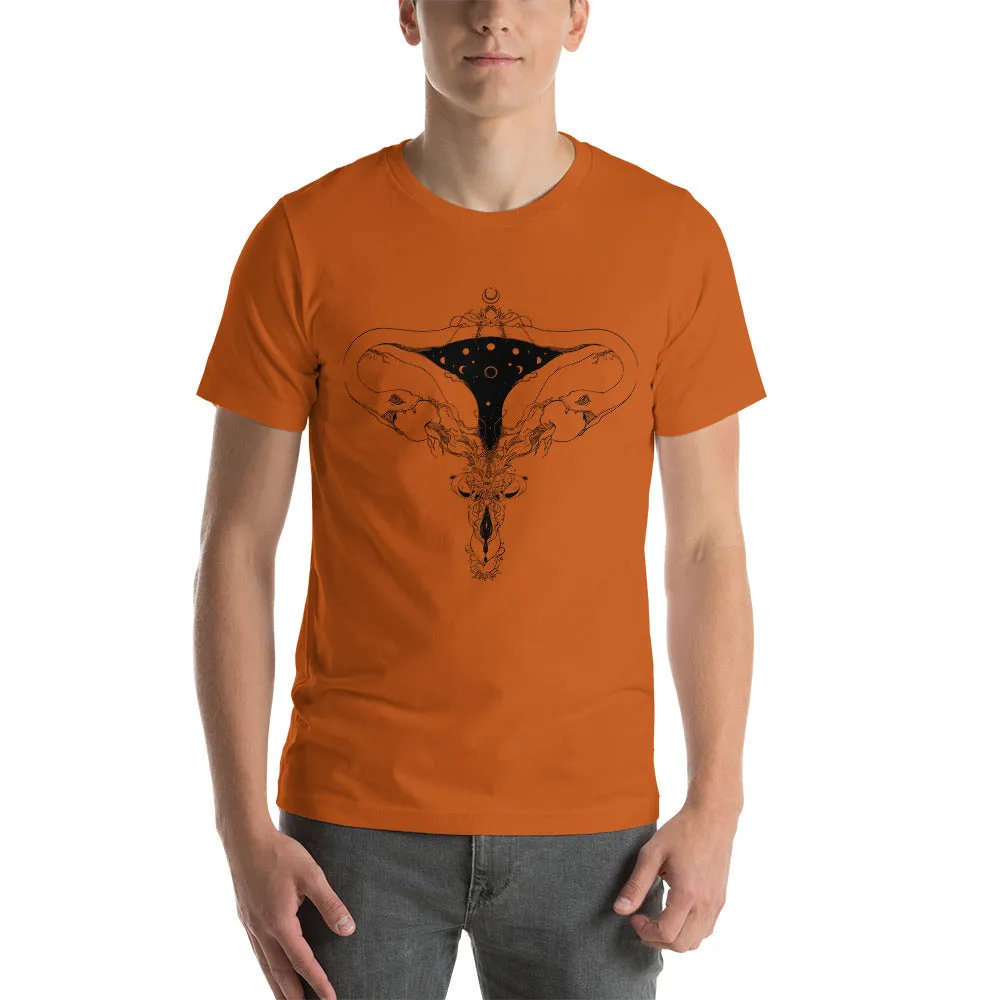 Snake Uterus Lilith, Unisex T-Shirt, Autumn