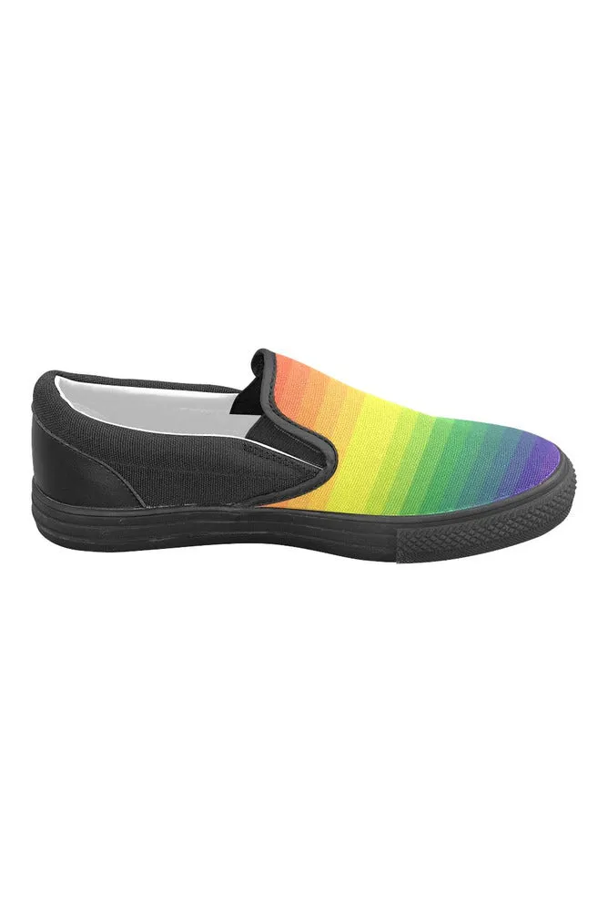 Spectrum of Possibility Men's Slip-on Canvas Shoes (Model 019)