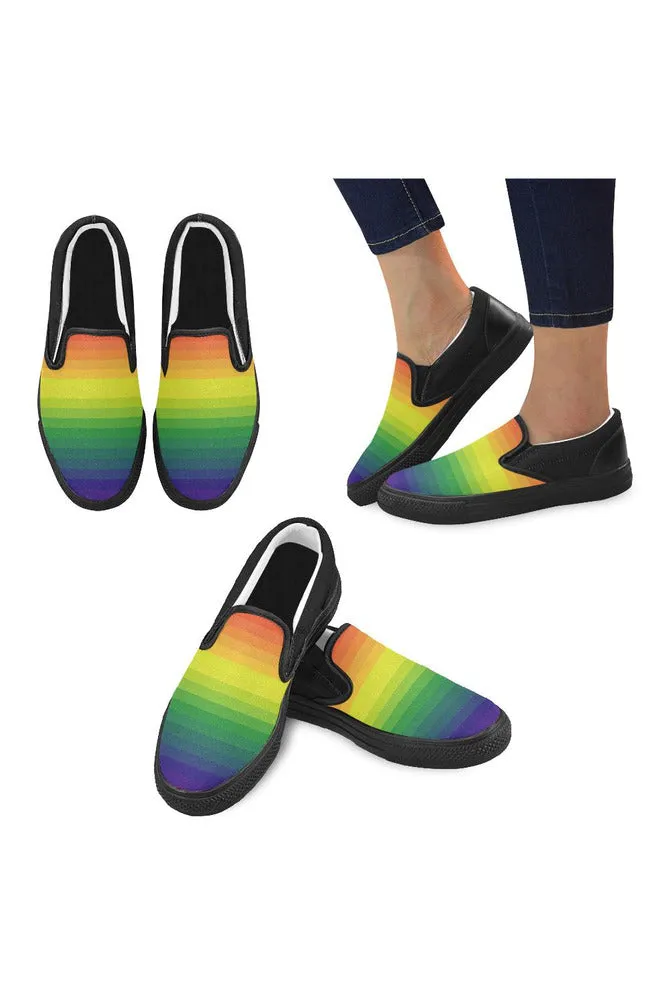 Spectrum of Possibility Men's Slip-on Canvas Shoes (Model 019)