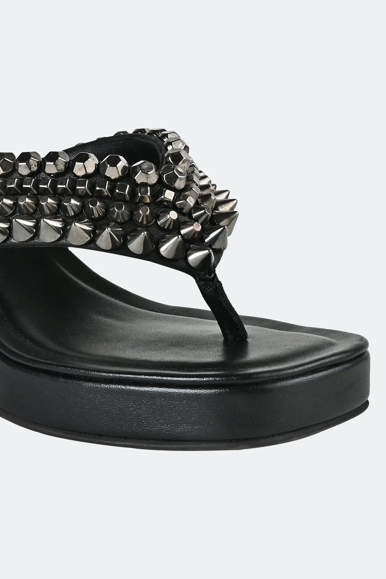 Studded Thong Platforms For Women