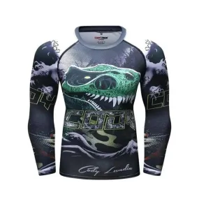 T Rex Compression Elite Long Sleeve Rashguard