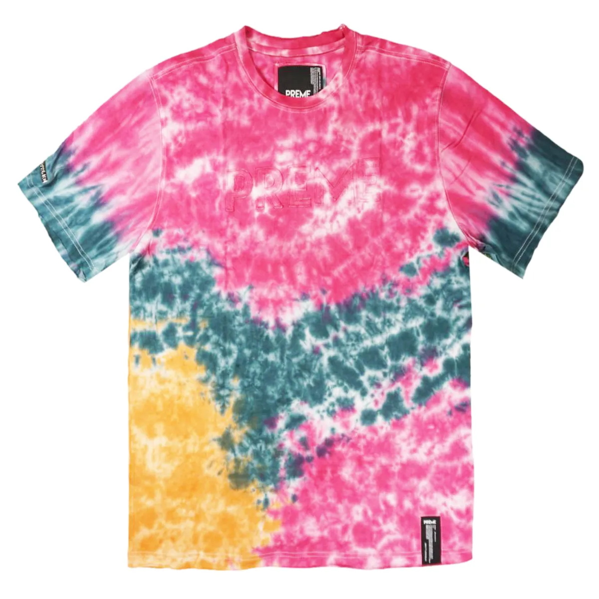 Tie-Dye Print Tee (Magenta/Multi) /D3